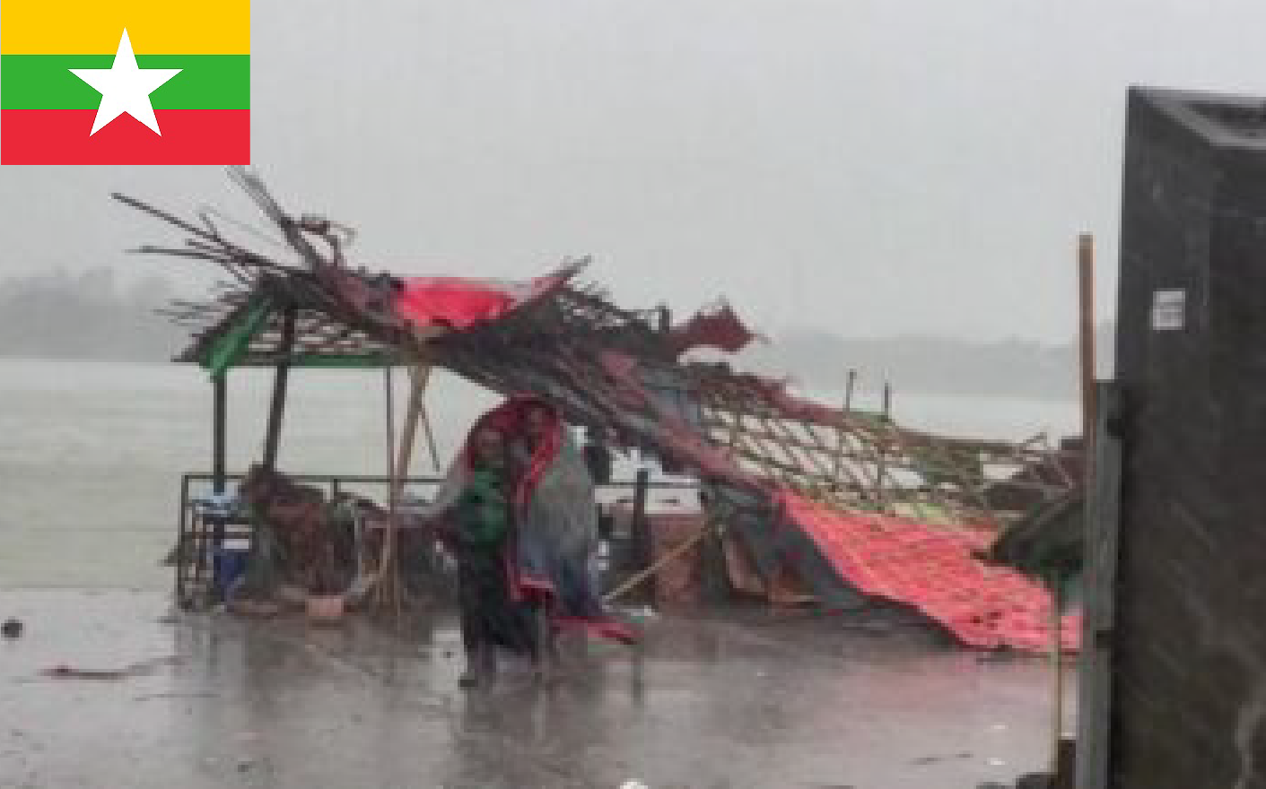 サイクロン(台風）、ミャンマーとバングラデシュに大きな被害　死者多数